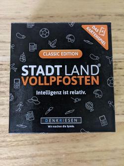 Stadt Land Vollpfosten: Das Kartenspiel – Classic Edition