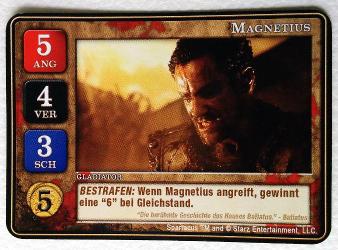 Spartacus: Magnetius Promo Card