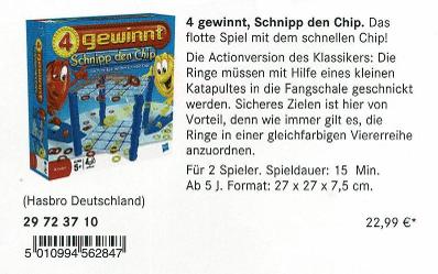 4 gewinnt Schnipp den Chip