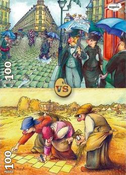 Versus: The Gleaners vs Paris Street – Rainy Day