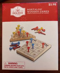 Holiday Time Nostalgic Wooden Games