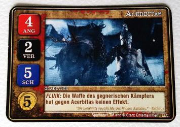 Spartacus: Acerbitas Promo Card