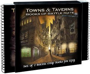 Towns & Taverns Books of Battle Mats