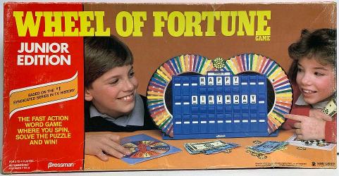 Wheel of Fortune Game Junior Edition