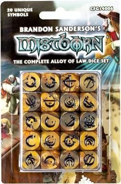 Mistborn Dice: The Complete Alloy of Law Set