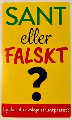 Sant eller falskt