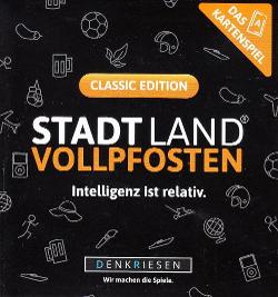 Stadt Land Vollpfosten: Das Kartenspiel – Classic Edition
