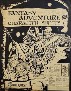 Fantasy Adventure Character Sheets