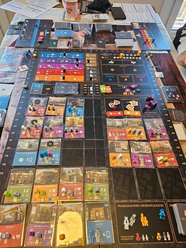 Hegemony: Lead Your Class to Victory on the table, photo by Iggy