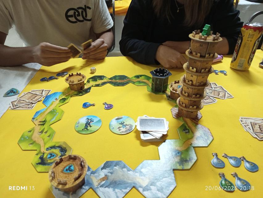 Wandering Towers on the table, photo by MarFe MaAn