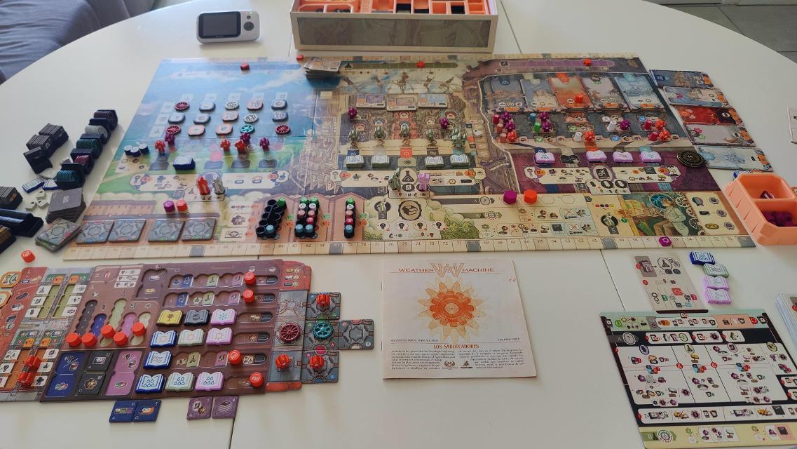 Weather Machine on the table, photo by Kabra