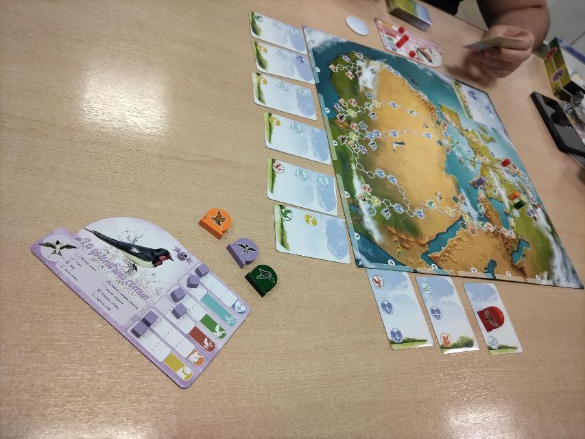 Le Grand Voyage on the table, photo by Amy
