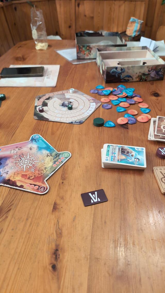 The Vale of Eternity on the table, photo by Alice