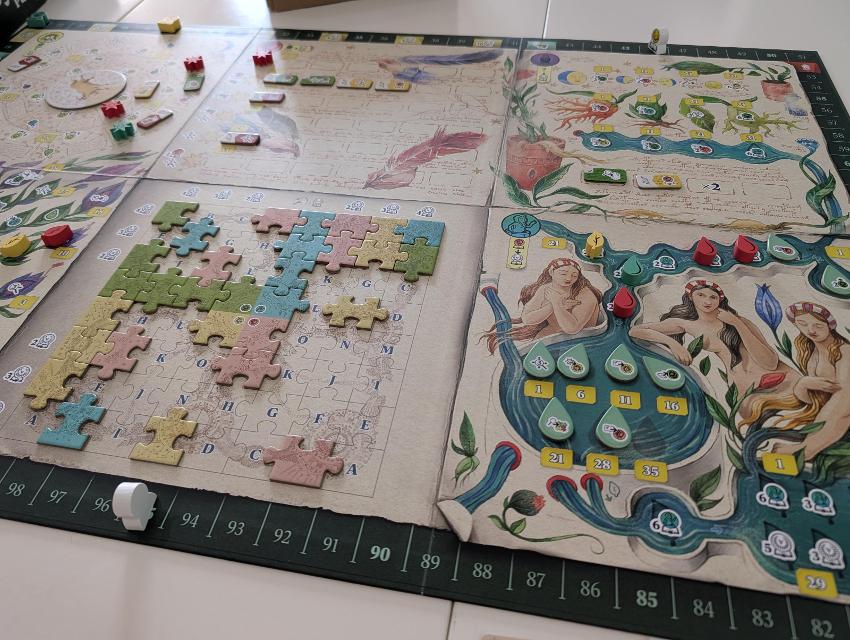 The Voynich Puzzle on the table, photo by Kabra