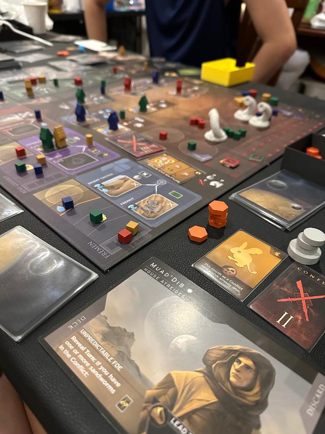 Dune: Imperium – Uprising on the table, photo by Neung Vir