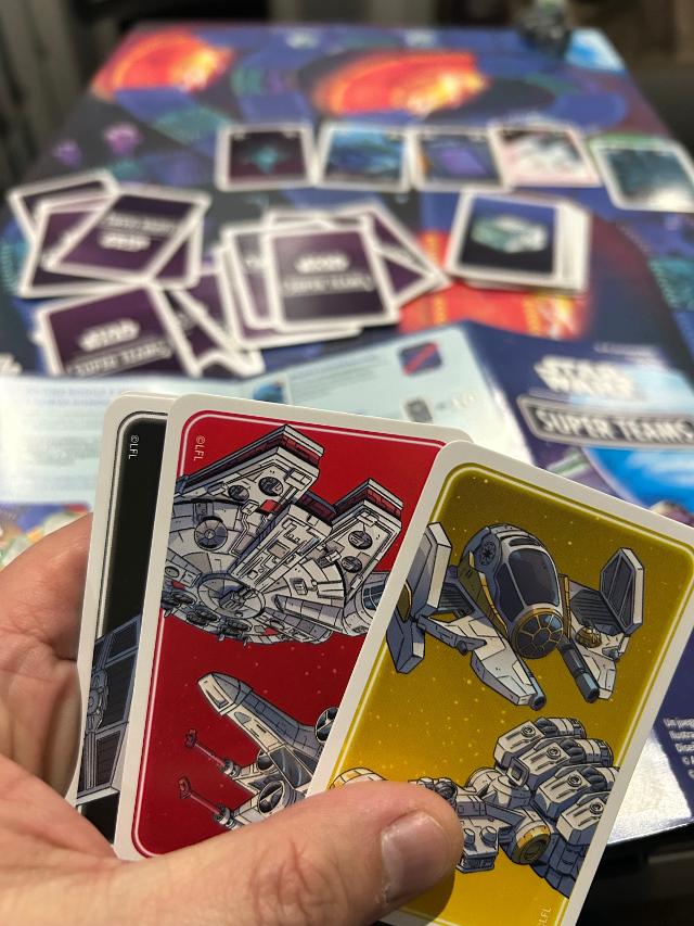 Star Wars: Super Teams on the table, photo by David