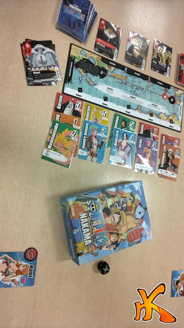 One Piece Nakama: Friends & Enemies on the table, photo by Amy