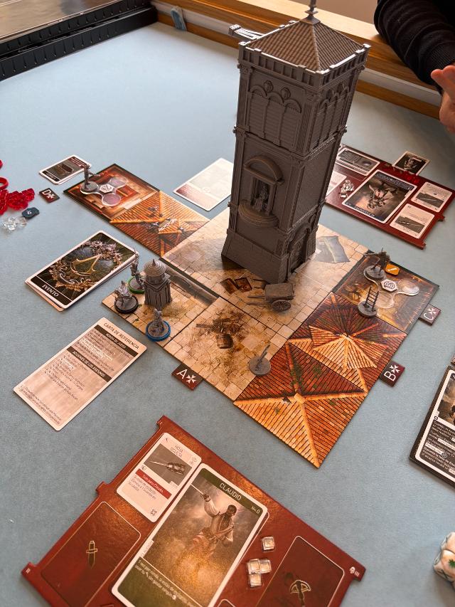 Assassin's Creed: Brotherhood of Venice auf dem Tisch, Foto von neogeneration