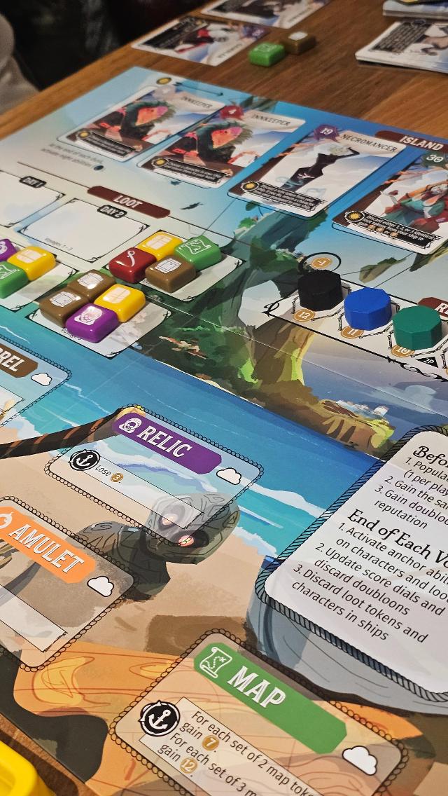 Libertalia: Winds of Galecrest on the table, photo by Gent Canaj