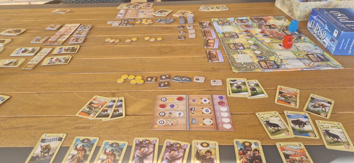 Great Western Trail: El Paso on the table, photo by Pere