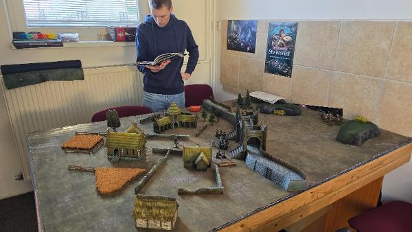 Middle-Earth Strategy Battle Game: Rules Manual on the table, photo by Jozef Hudacek
