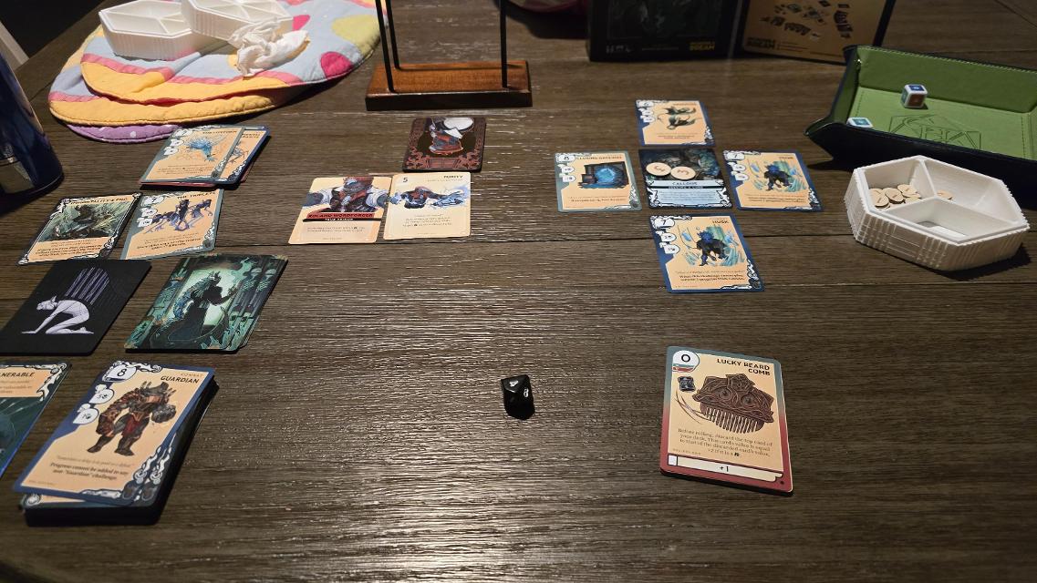 Kinfire Delve: Callous' Lab on the table, photo by Chris Salazar