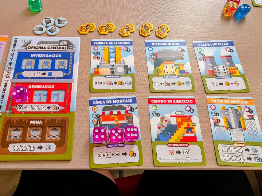 Fantastic Factories on the table, photo by Iggy