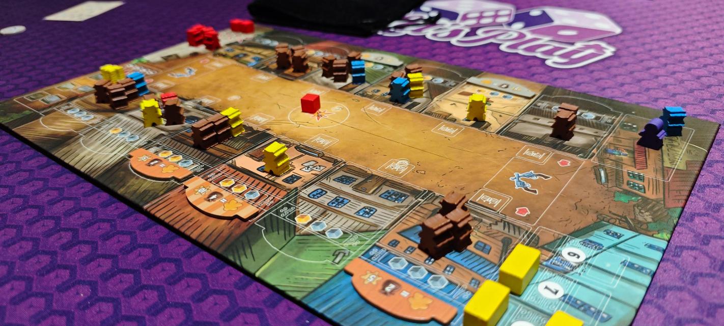 A Fistful of Meeples on the table, photo by onyxo