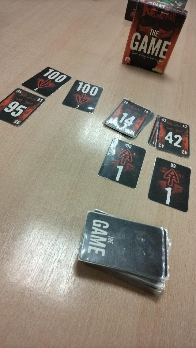The Game on the table, photo by Amy