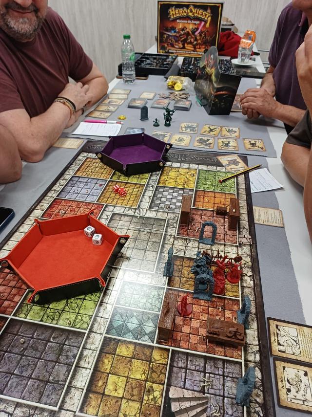 HeroQuest pöydällä, kuva: Josele