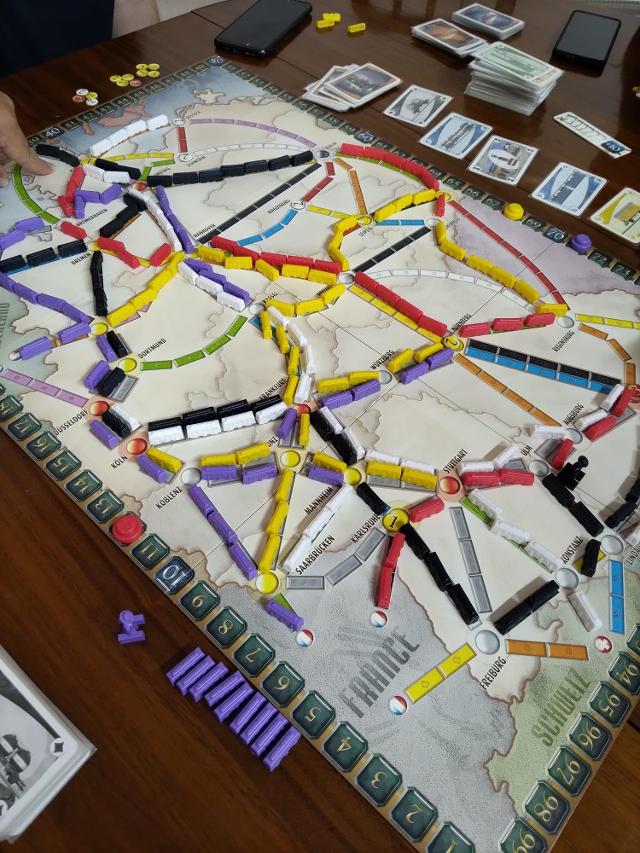 Ticket to Ride: Märklin az asztalon, fotó: Amy