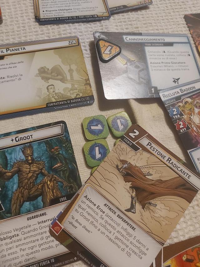 Marvel Champions: The Card Game – The Galaxy's Most Wanted on the table, photo by Marvello