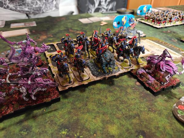 Runewars: Miniaturenspiel auf dem Tisch, Foto von Roger