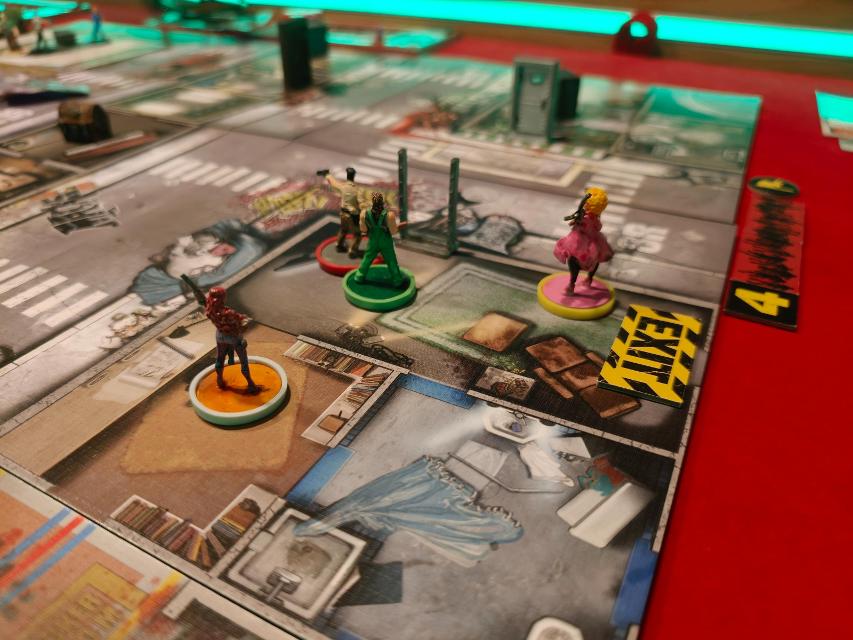 Zombicide Season 3: Rue Morgue on the table, photo by Josele