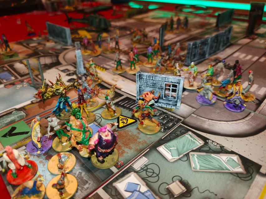 Zombicide Season 3: Rue Morgue on the table, photo by Josele