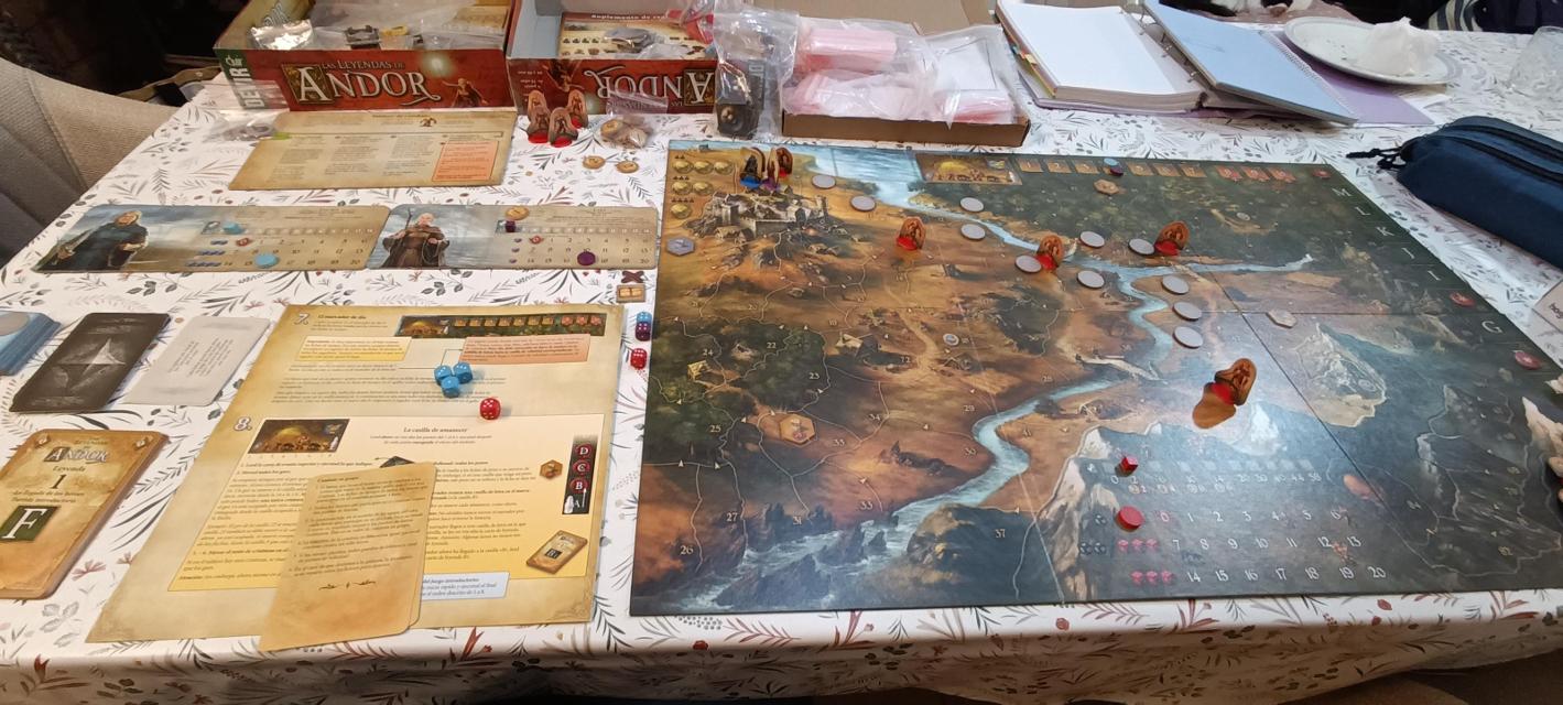 Legends of Andor on the table, photo by Viafora - Francesc