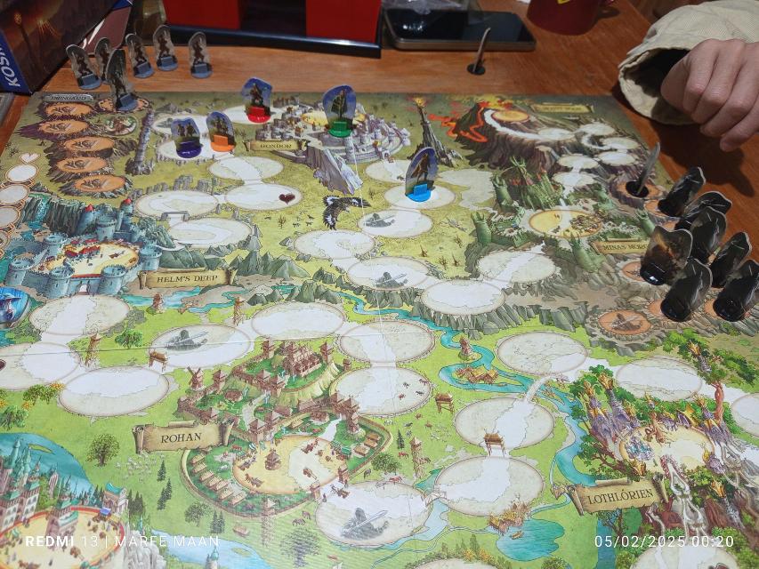 The Lord of the Rings: Adventure to Mount Doom on the table, photo by MarFe MaAn