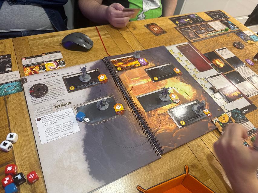 Divinity Original Sin: The Board Game on the table, photo by Charlie King