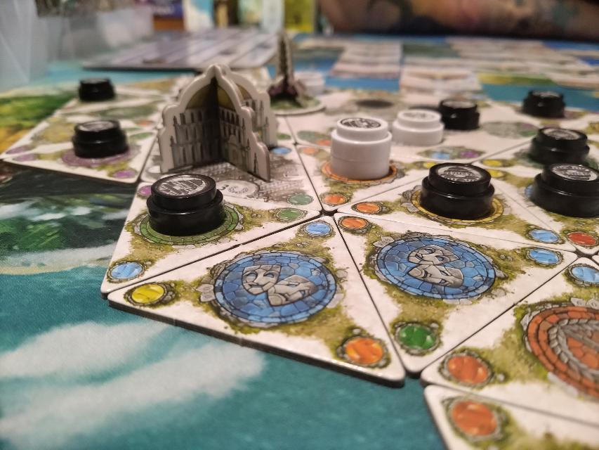 Dominations: Road to Civilization on the table, photo by Amy