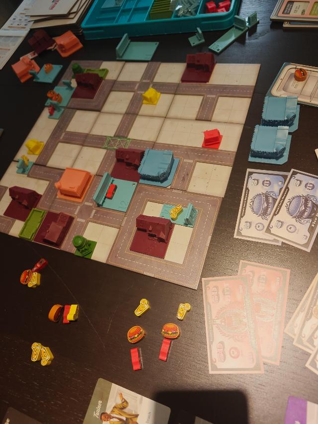 Food Chain Magnate: Deluxe Edition on the table, photo by Roger