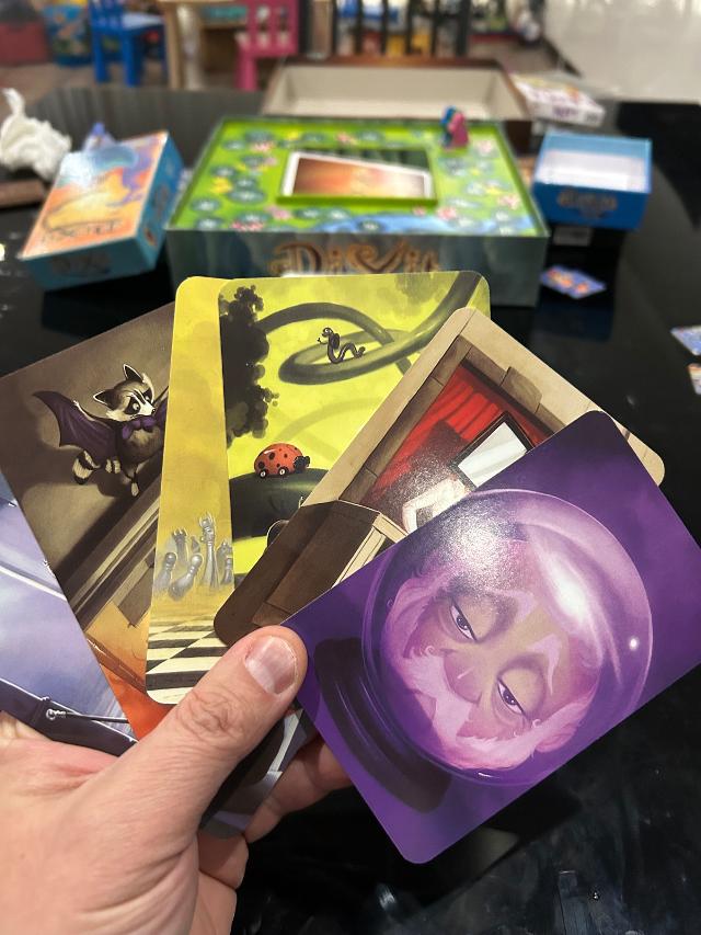 Dixit on the table, photo by David