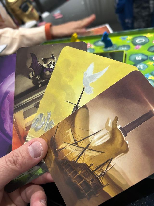 Dixit on the table, photo by David