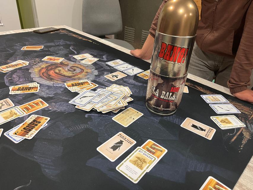BANG! The Bullet! on the table, photo by Bruno Circulo Friki