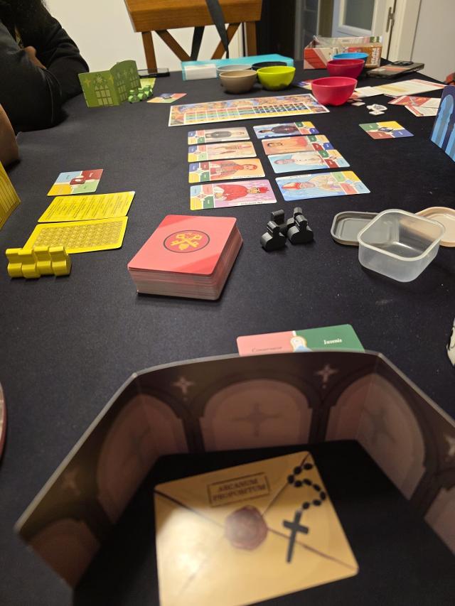 Habemus Papam on the table, photo by Osako