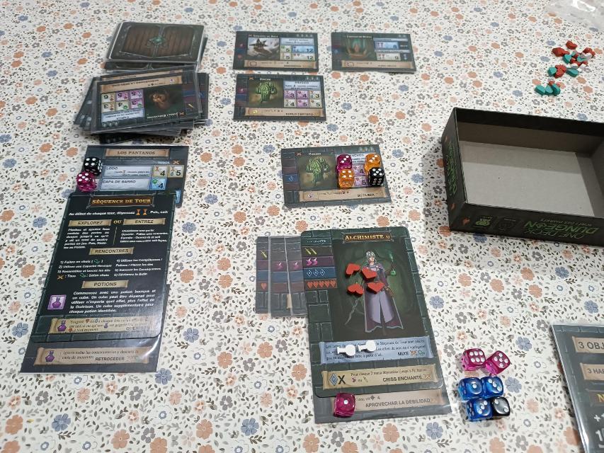 One Deck Dungeon: Forest of Shadows on the table, photo by Viafora - Francesc