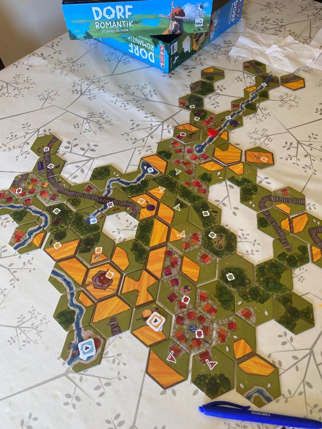 Dorfromantik: Das Brettspiel sul tavolo, foto di Juanlu
