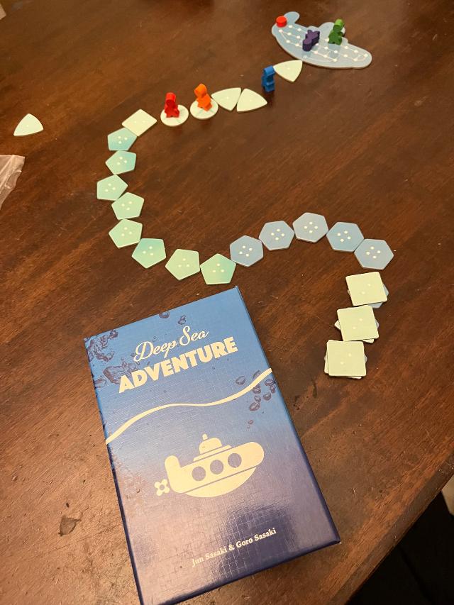 Deep Sea Adventure on the table, photo by rox