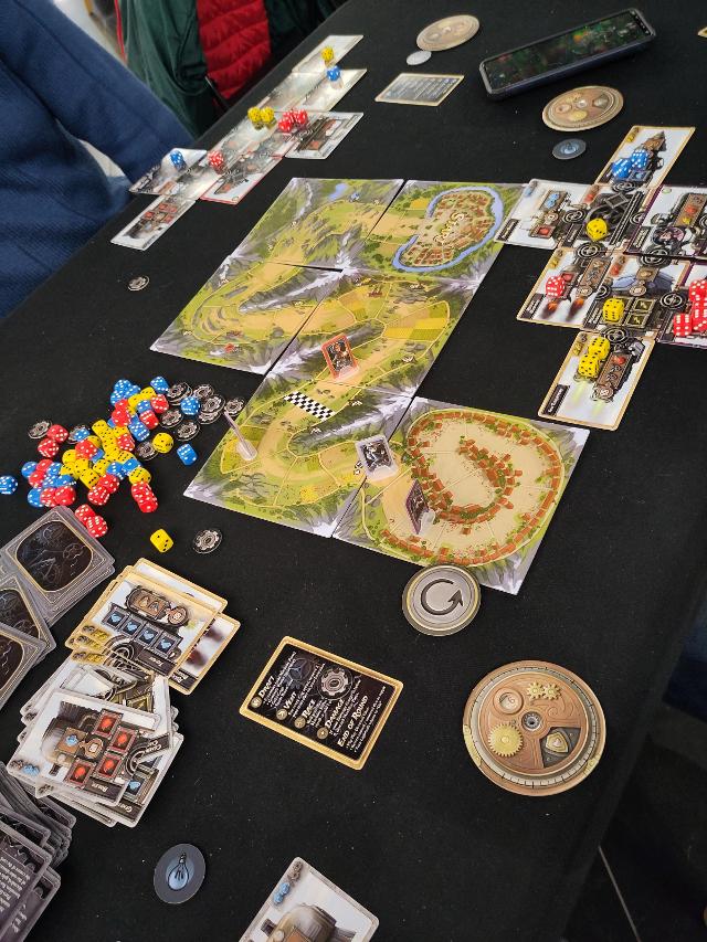 Steampunk Rally sur la table, photo de Jaime Mayol