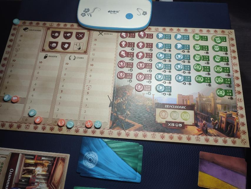 Khôra: Rise of an Empire on the table, photo by Даниил