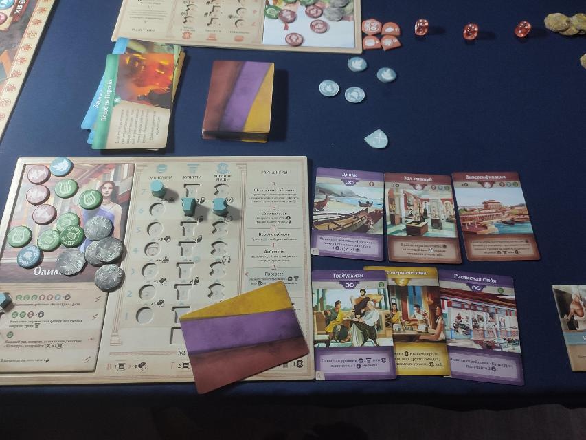Khôra: Rise of an Empire on the table, photo by Даниил
